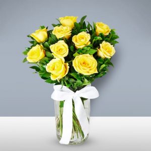 Sunny Yellow Roses | Flowerzila.com